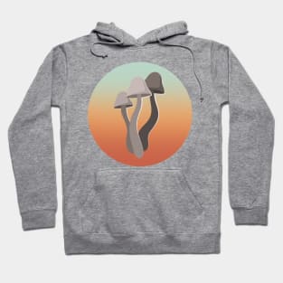 Toadstool Mushroom Sunset Graphic Hoodie